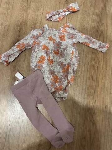 carter's 3tlg. Outfit in Rosa/ Orange