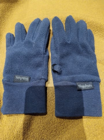 Playshoes Fleece-Handschuhe in Dunkelblau