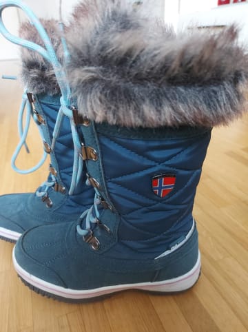 Trollkids Winterstiefel "Holmenkollen" in Blau