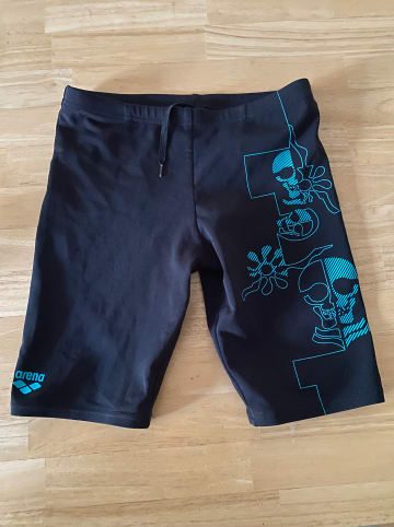 Arena Lange Badehose in Schwarz/ Türkis