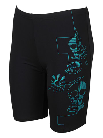 Arena Lange Badehose in Schwarz/ Türkis