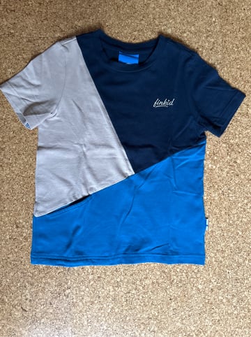 finkid Shirt "Ankkuri" in Dunkelblau/ Creme