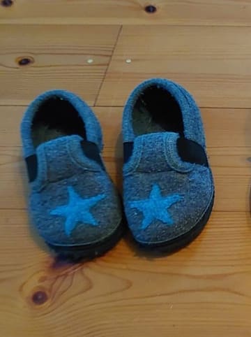 kitz-pichler Hausschuhe "Bobby - Stern" in Grau