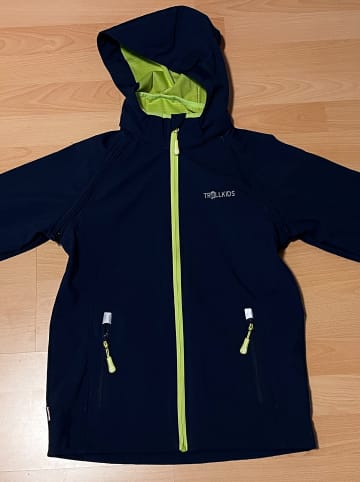 Trollkids Zip-Off-Softshelljacke "Rondane XT" in Dunkelblau