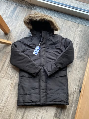 JACK & JONES Junior Parka "Great" in Schwarz