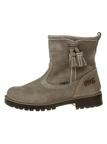 Primigi Leder-Boots in Grau