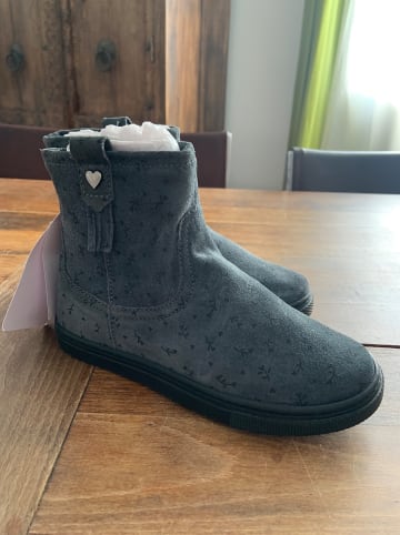 vertbaudet Leder-Boots in Dunkelblau