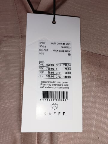 Kaffe Hemdbluse, Kaffe, NEU