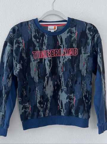 Timberland Sweatshirt in Dunkelblau/ Schwarz
