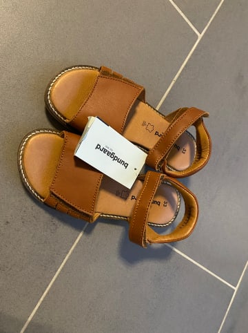 Bundgaard Leder-Sandalen "Annike" in Hellbraun