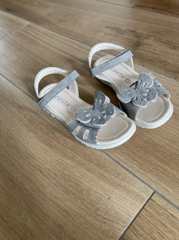 Ricosta Leder-Sandalen "Kelebek" in Silber