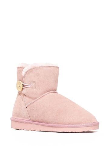 NICEBAY Leder Winterboots Nicebay rosa