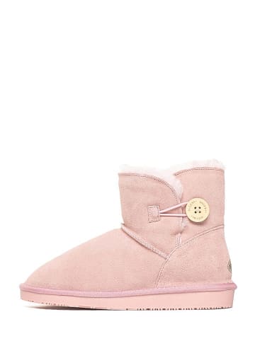 NICEBAY Leder Winterboots Nicebay rosa