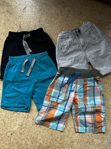 ESPRIT 2er-Set: Shorts in Dunkelblau/ Blau