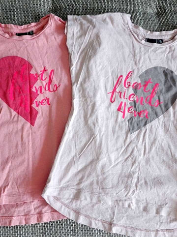 Hummel 2er-Set: Shirts "Friends" in Rosa/ Rosé
