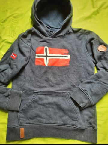 Trollkids Hoodie "Trondheim" in Dunkelblau