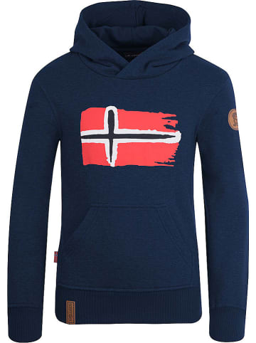Trollkids Hoodie "Trondheim" in Dunkelblau