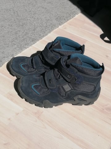 Lurchi Leder-Boots in Dunkelblau