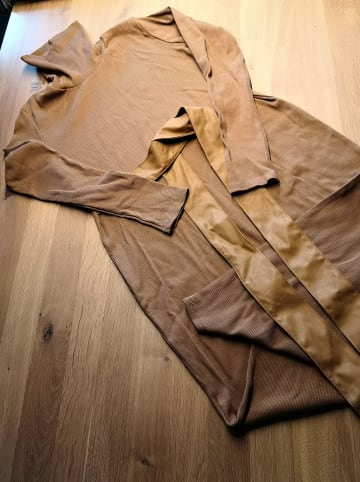 Makadamia Kleid MIDI knielang in braun