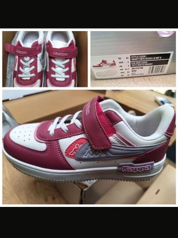 Kappa Sneakers "Bash" in Weiß/ Pink