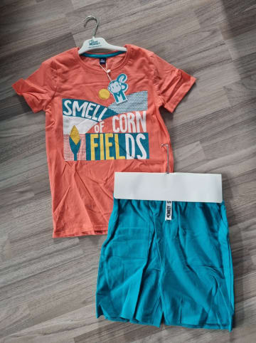 Street MONKEY 2tlg. Outfit "Fresh Time" in Orange/ Petrol