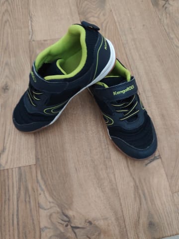 Kangaroos Sneakers "K-Breezeyard" in Dunkelblau/ Grün
