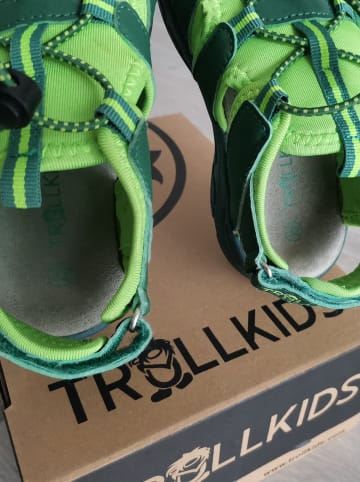 Trollkids Halbsandalen "Kvalvika" in Grün