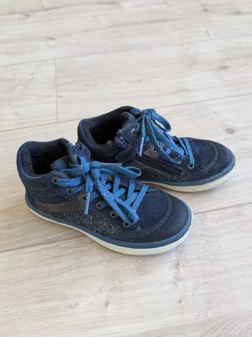 Lurchi Leder-Sneakers "Sina" in Dunkelblau