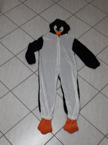 Carnival Party Kostümoverall "Pinguin" in Weiß/ Schwarz