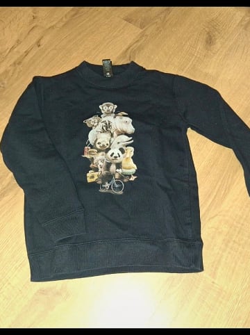 WOOOP Sweatshirt "Zoo Escape" in Dunkelblau