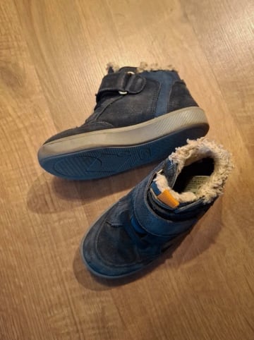 superfit Leder-Winterboots "Supies" in Dunkelblau