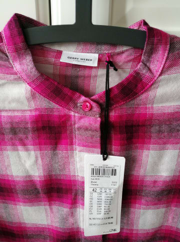 Gerry Weber Bluse in Pink/ Grau