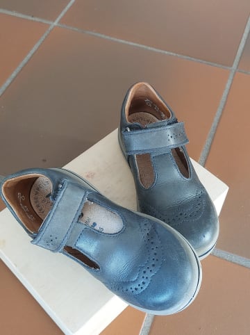 PEPINO Leder-Halbsandalen "Nini" in Dunkelblau