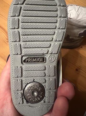 Primigi Leder-Boots in Grau