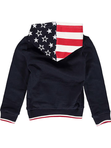 U.S. Polo Sweatshirt in Lila/ Dunkelblau