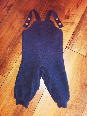 finkid Latzhose "Keinu Wool" in Dunkelblau