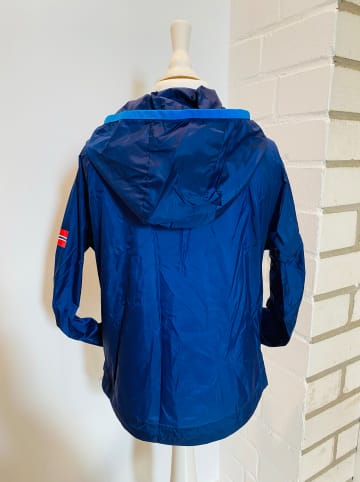 Trollkids Windbreaker "Fjell" in Dunkelblau/ Türkis