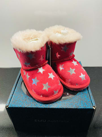 EMU Leder-Winterboots "Toddle" in Pink