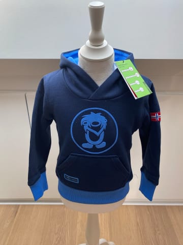 Trollkids Hoodie "Troll" in Dunkelblau/ Blau