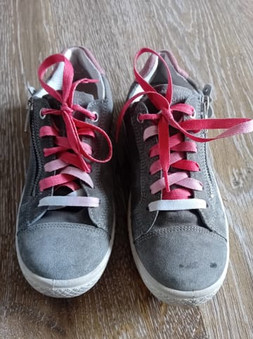 superfit Leder-Sneakers "Tensy" in Grau