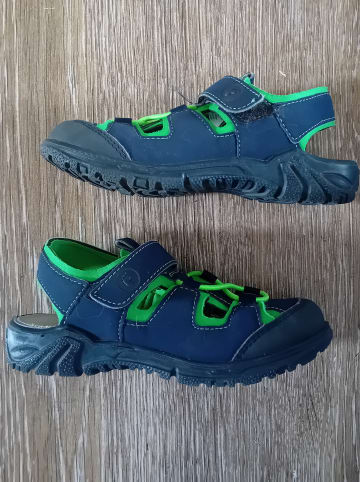 Ricosta Halbsandalen "Gerald" in Dunkelblau/ Grün