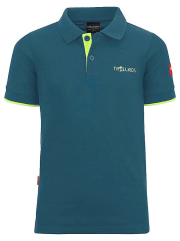 Trollkids Funktionspoloshirt "Bergen XT" in Blau