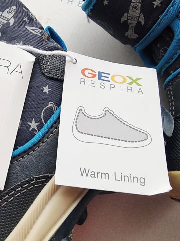 Geox Winterboots "Flanfil" in Dunkelblau/ Blau