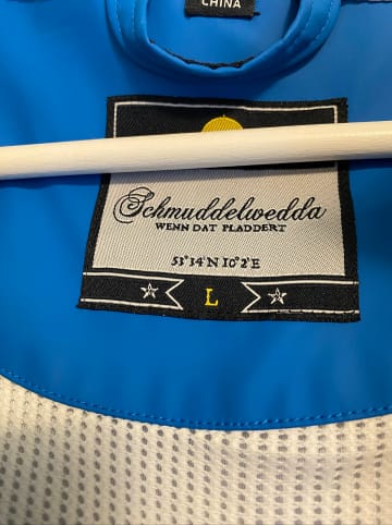Schmuddelwedda Regenjacke in Blau