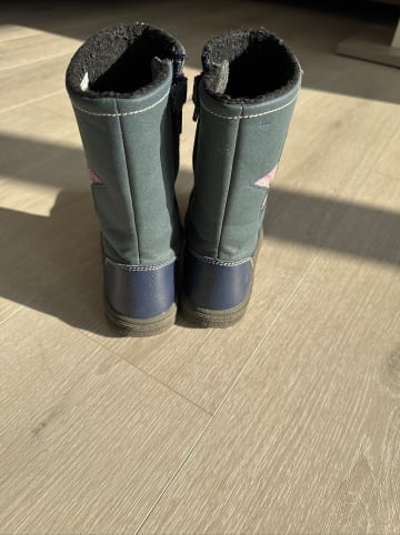 Ciao Leder-Winterstiefel in Dunkelblau