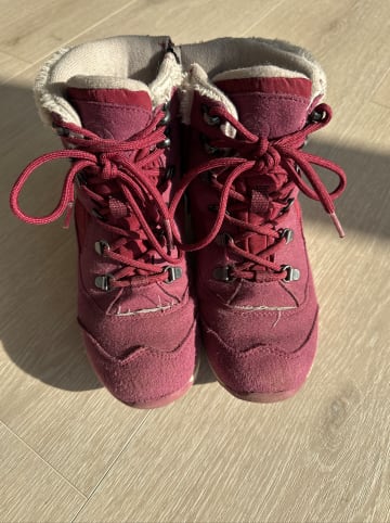 Trollkids Winterboots "Hemsedal" in Weinrot