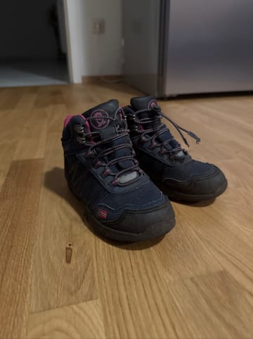 Trollkids Wanderboots "Trolltunga Hiker Mid" in Dunkelblau