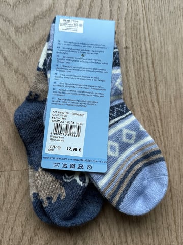 Sterntaler 2er-Set: Socken in Blau/ Dunkelblau