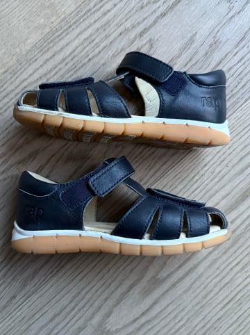 Rap Leder-Halbsandalen in Dunkelblau