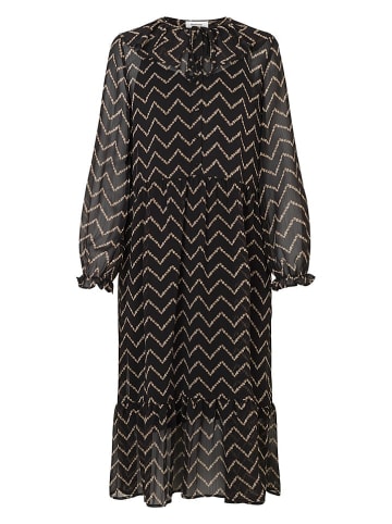 modström Kleid "Nelle print" in Schwarz